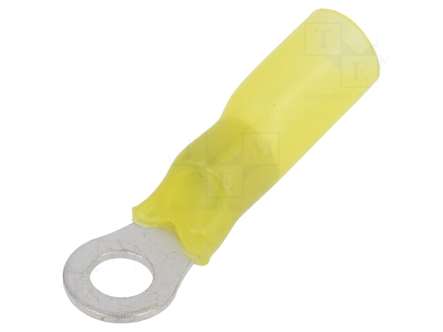 Uiteinde: oog; M5; Ø: 5,3mm; 4÷6mm2; klemmen; voor draad; geel; 150°C Uiteinde: oog; M5; Ø: 5,3mm; 4÷6mm2; klemmen; voor draad; geel; 150°C